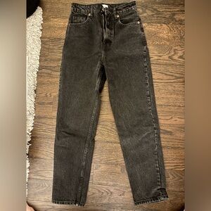 Zara High-Waist Straight Jeans